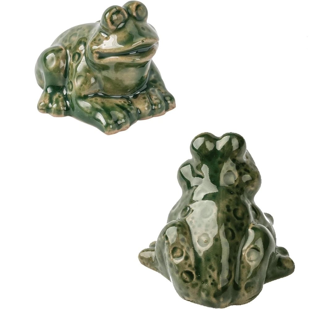 Frog Toilet Floor Bolt Caps, Ceramic Frog Toilet Bolt Caps Cute Bathroom Decor, Fun Animals Themed Gadgets for The Toilet Easy