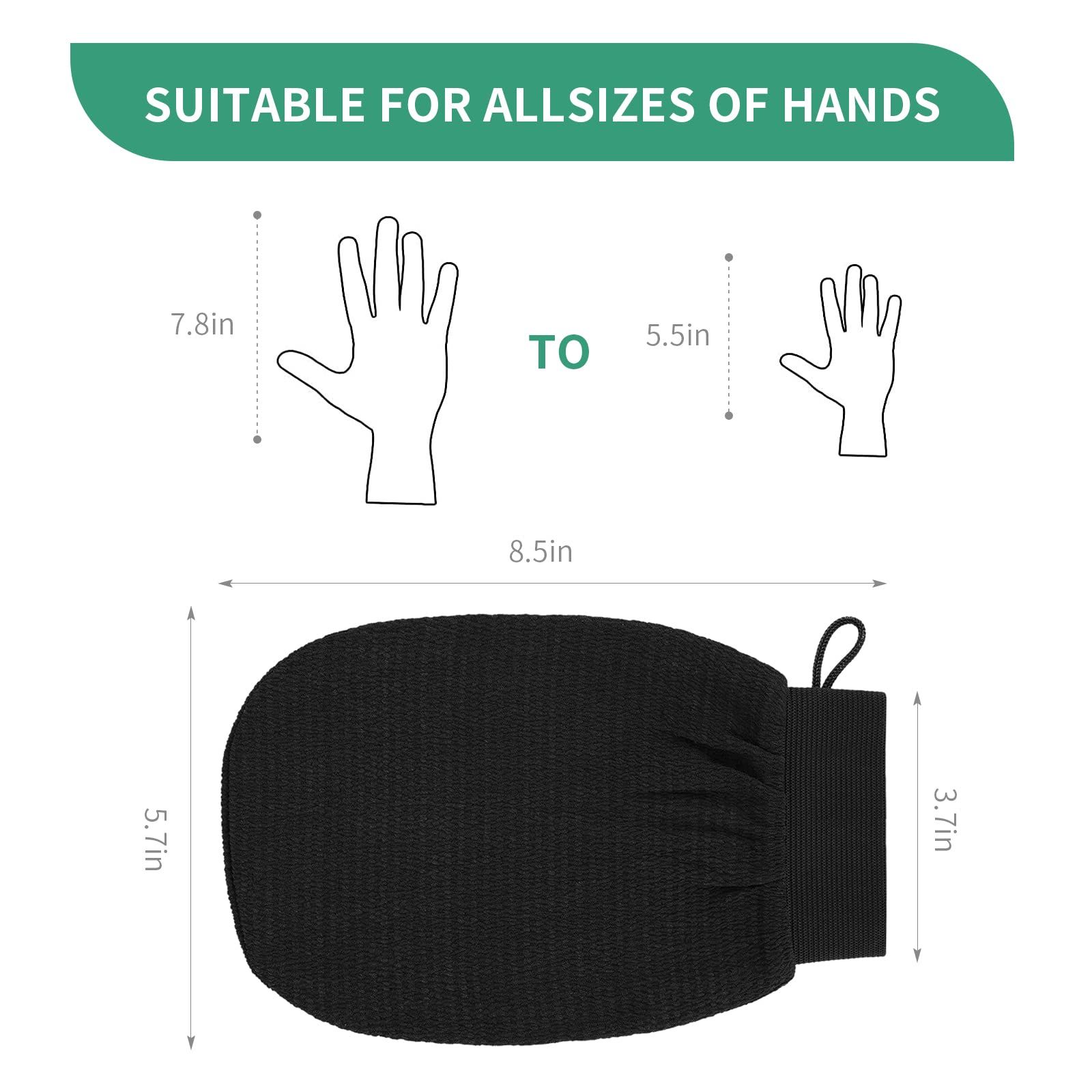 Exfoliating Glove Moroccan Scrub Exfoliating Gloves Deep Exfoliating Mitt Body Scrub Premium Scrub Wash Mitt Body Skincare