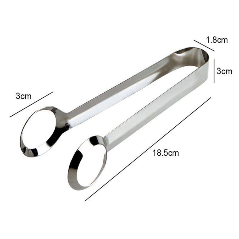 1pc Barbecue Tongs Rust-proof Tongs Stainless Steel Pliers Easy to Handle Tongs Stainless Steel Tongs Buffet Tongs