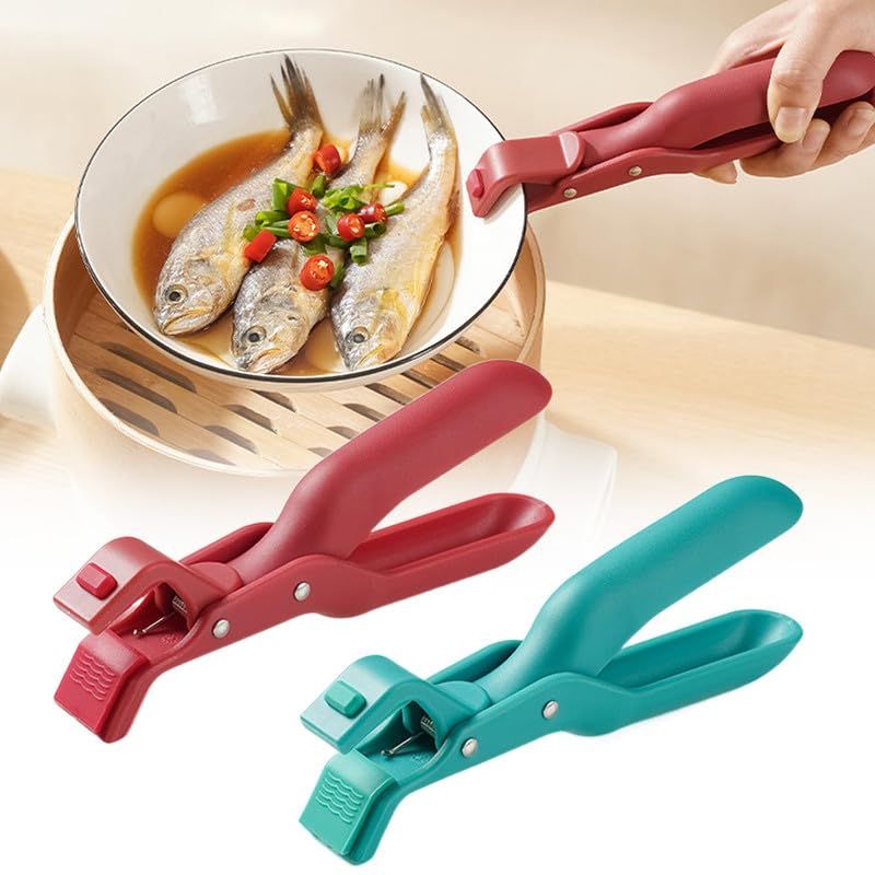 Multi-Purpose Anti-Scald Bowl Holder Clip for Kitchen, New Silicone Non-Slip Heat Insulation Anti-scald Clip, Multifunction