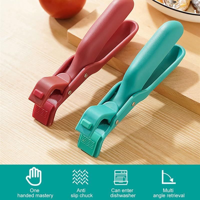 Multi-Purpose Anti-Scald Bowl Holder Clip for Kitchen, New Silicone Non-Slip Heat Insulation Anti-scald Clip, Multifunction