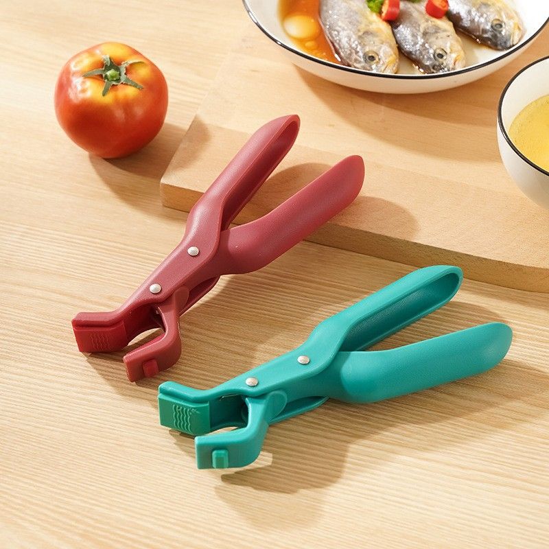 Multi-Purpose Anti-Scald Bowl Holder Clip for Kitchen, New Silicone Non-Slip Heat Insulation Anti-scald Clip, Multifunction