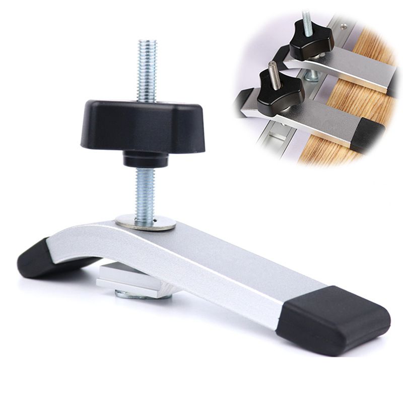 T Slot Clamp Set T Tracks Hold Down Clamps 5/16in T Bolt Hold Down Clamp Kit, T Track Clamp Hold Down Clamping Kit