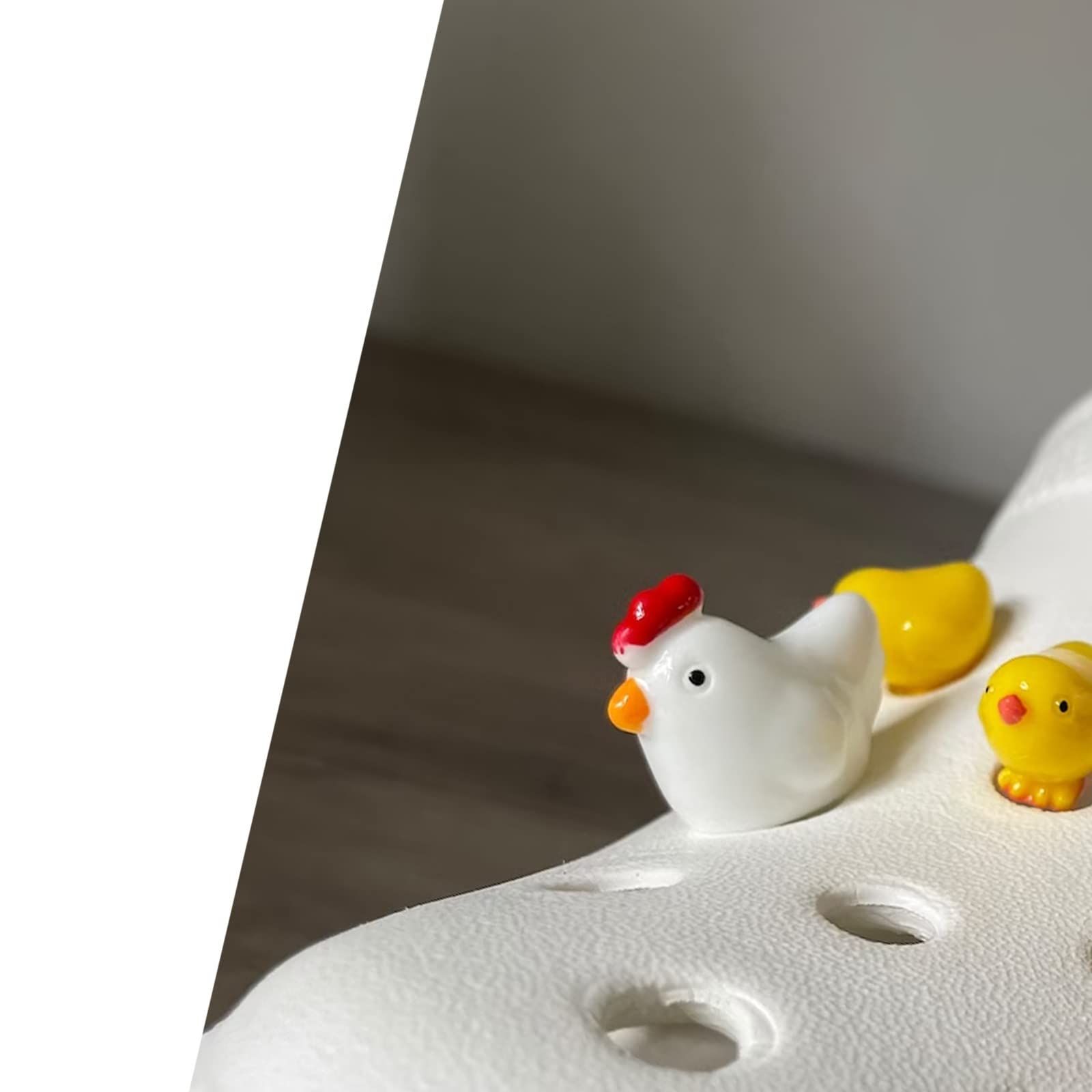 8 PCS Cute 3D Chicken Hole DIY Matching Shoe Decoration, Decorations for crocs, Creative Manual Shoe Accessories Trend