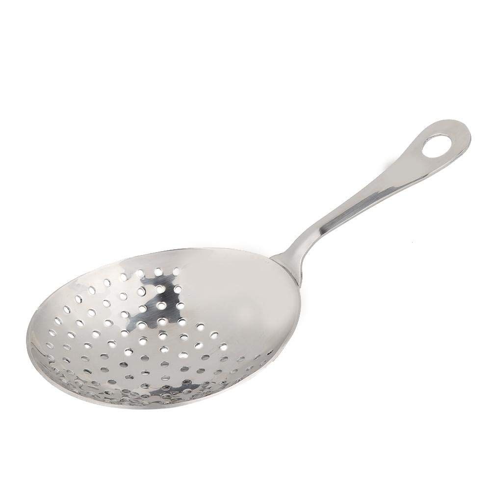Stainless Steel Skimmer Strainer, Ice Drink Filter Spoon Strainer Cocktail Bartender Tools Bar Accessor Kitchen Frying Food Pasta