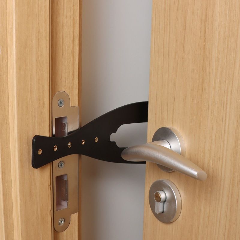 Cat Door Holder Latch Larger Cat Door Alternative to Keep Dogs Out of Cat Litter Boxes and Food with 5 Adjustable Sizes Strap