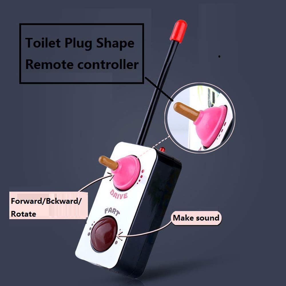 Remote Control Shit Poop Car Funny Kids Pet Animal Prank Toys for Family Games and Party Gifts (with Screwdriver)