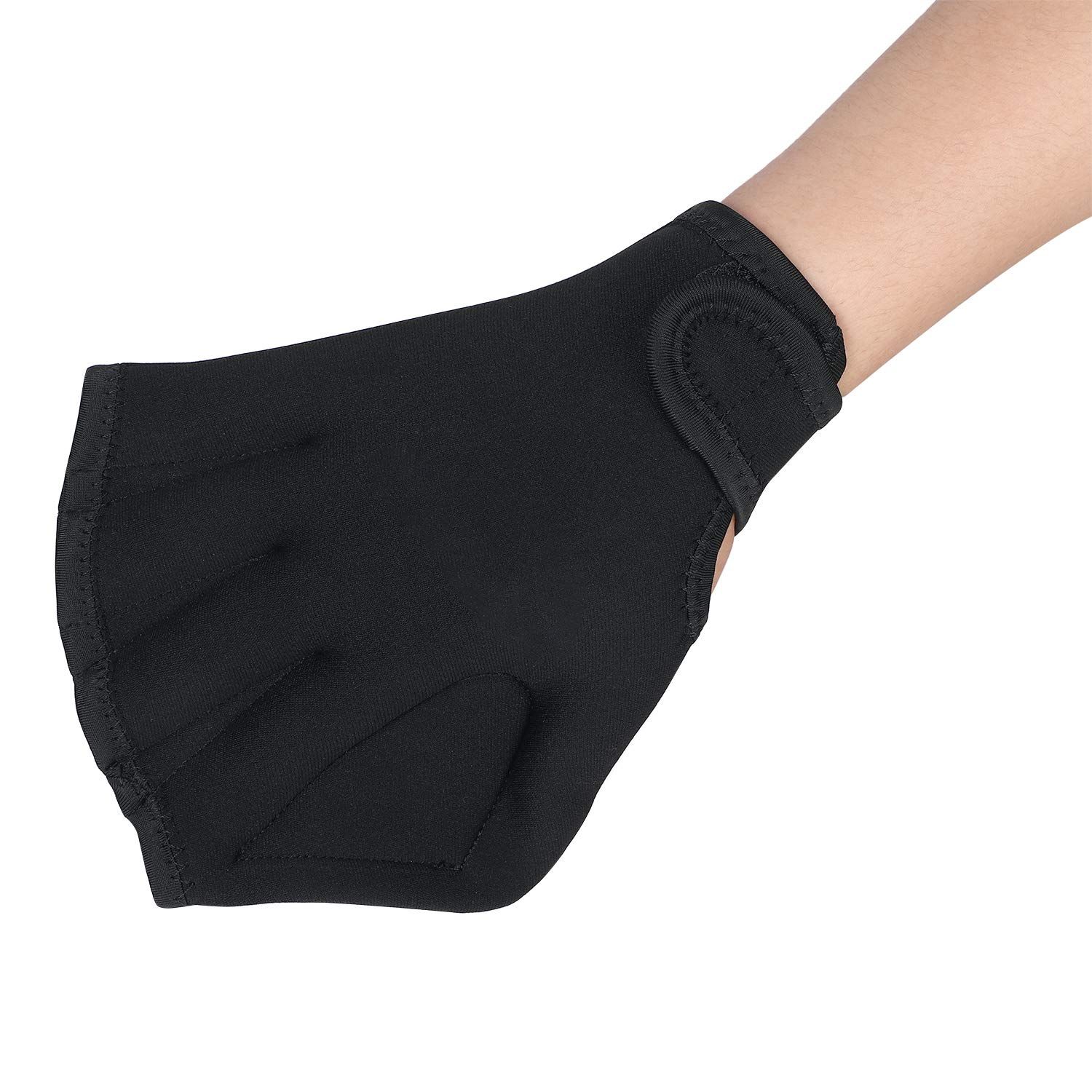 2 pcs Webbed Swimming Diving Paddles Gloves Aquatic Training Fitness Water Resistance in The Water Swim Aqua Fingerless Kayaking