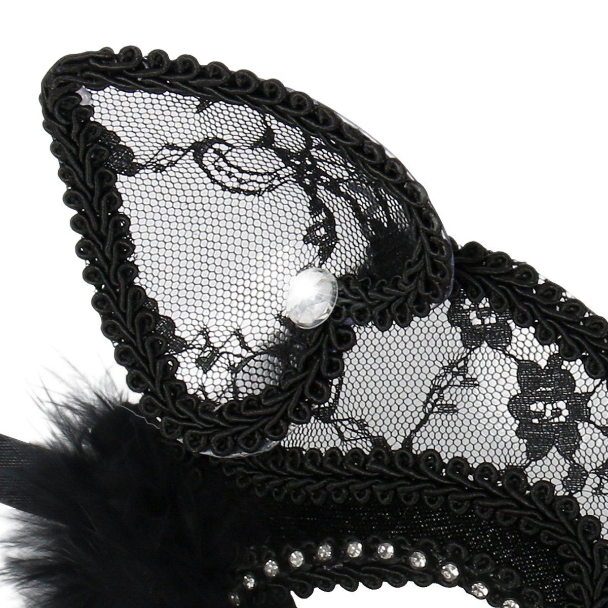 Masquerade Mask Luxury Sexy Black Cat Lace Mask For Fancy Dress Christmas Halloween Costume Party Girls Women