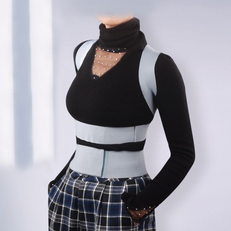 Back corrector, invisible chest posture corrector, scoliosis back brace, spinal belt, shoulder medical support
