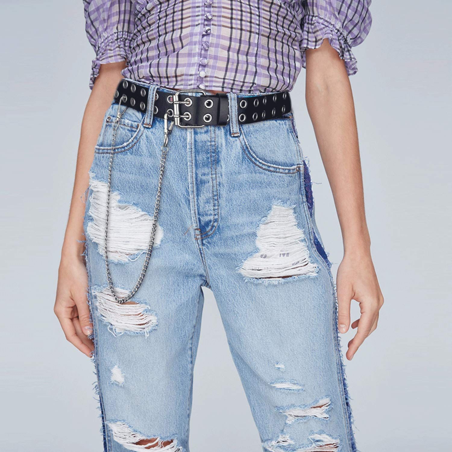 Punk style belt, women's Korean version jeans, fashionable decoration pants belt, corns chain belt, belt