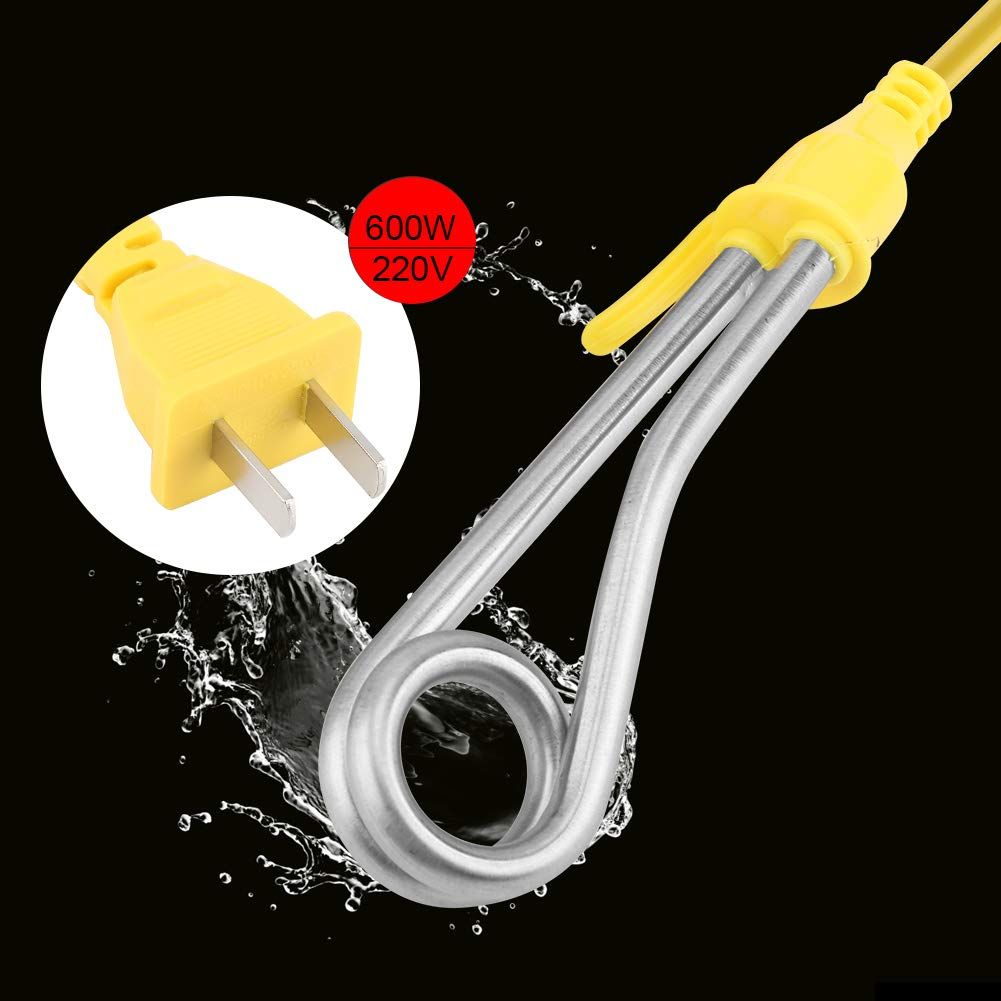 Heater Element, Stainless Steel Electric Heater Element, Mini Boiler Hot Water Coffee Immersion Heater Element for Household
