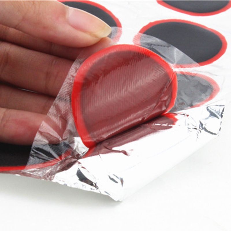 Bike Inner Tube Repair Kit - Bicycle Tube Patch Kits Bicycle Tire Repair kit Inner Tube Patch kit Rubber Patch kit 96 PCS