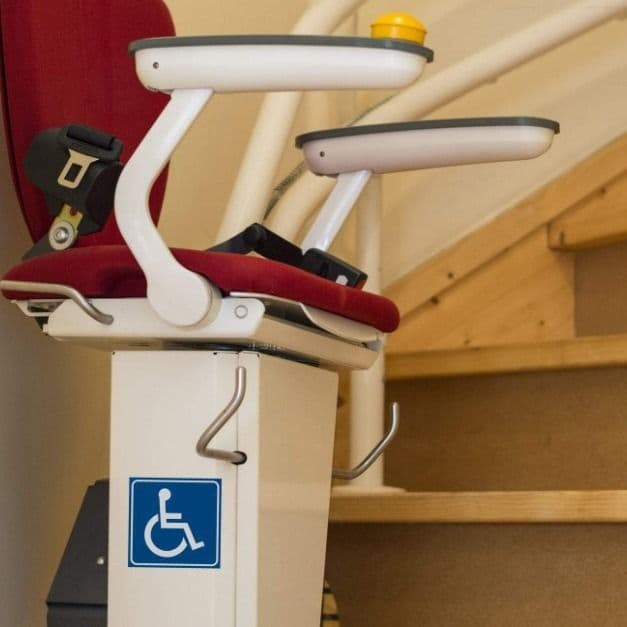 Wheelchair Accessibility Stickers Kit Easy to Read Self-Adhesive 6 x 6 Inches Blue and White Glossy Finish