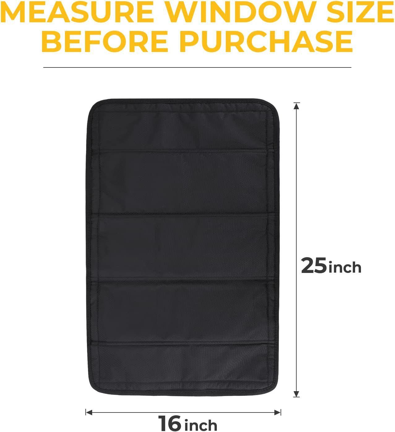 Foldable RV Sun Shade Windshield Blackout Shower Curtains Coverage RV Accessories Fits for Most RV Interior Door Window