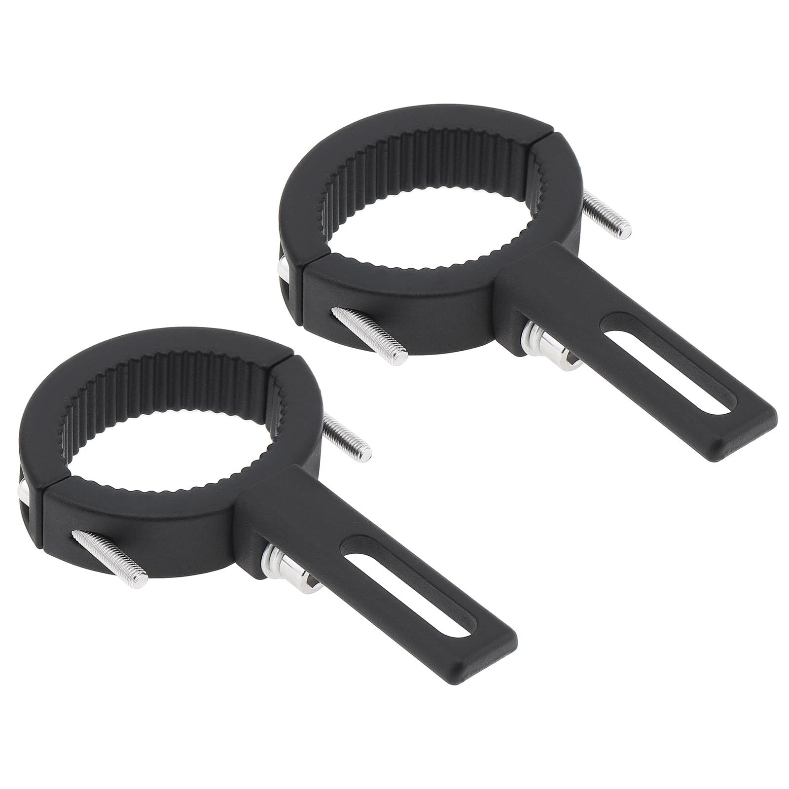 2PCS Universal Light Mounting Bracket,auxiliary Light Bar Tube Clamps for Motorcycle Bicycle Scooter Mountain Bike(3.6-5.4c m)
