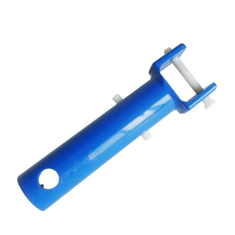 2Pcs Swimming Pool Spa Vacuum Head Handle Replacement, Durable Blue V Shape Clip Brush Head Handle Replacement Pool Accessories