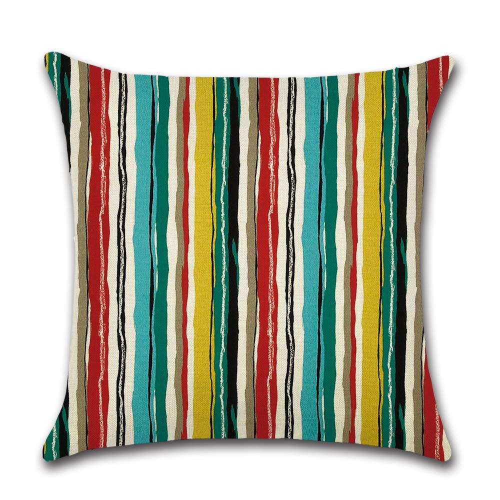 4Pack Cushion Covers 18x18 in Throw Pillow Covers Linen Fabric Throw Pillows for Couch, Decorative Throw Pillow Cases