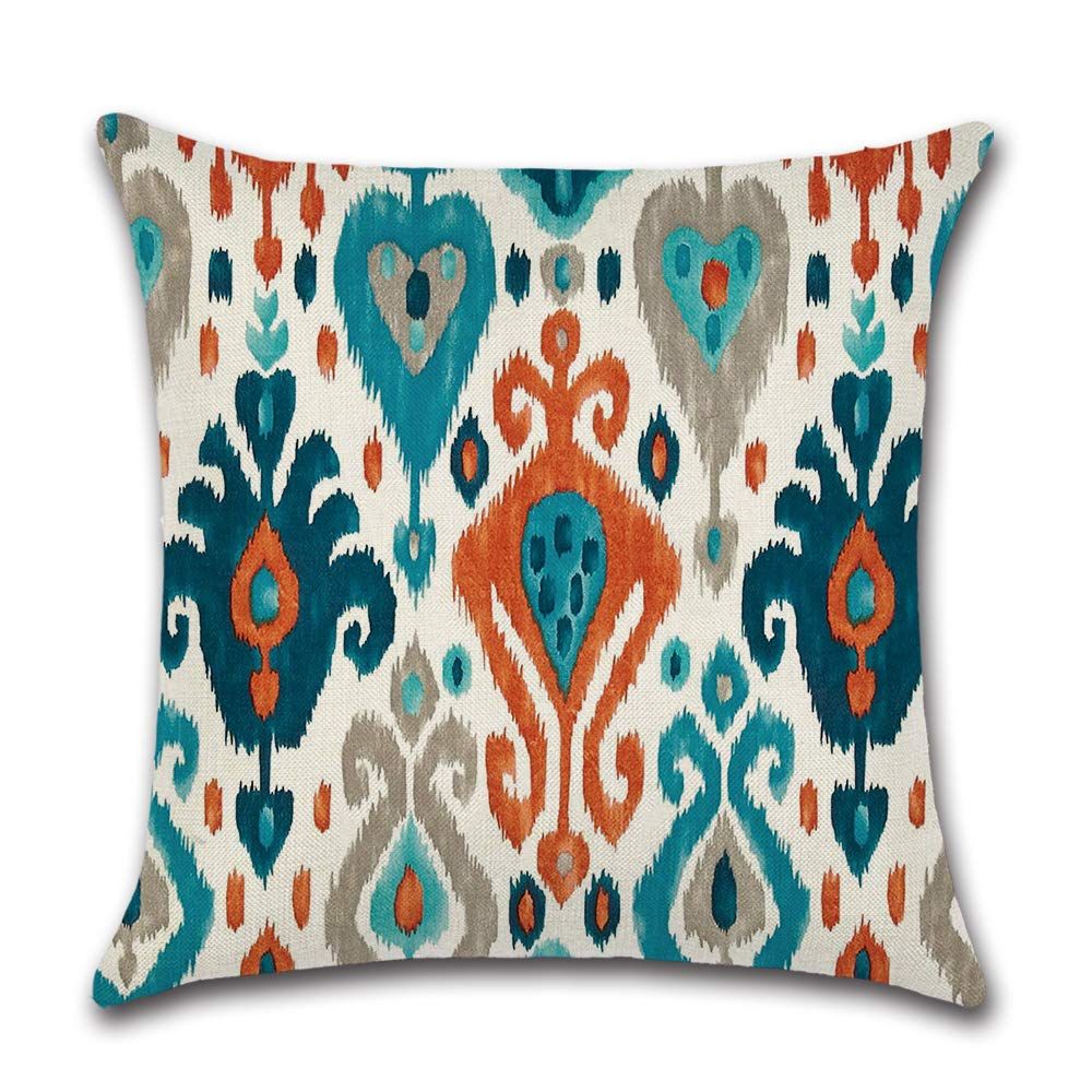 4Pack Cushion Covers 18x18 in Throw Pillow Covers Linen Fabric Throw Pillows for Couch, Decorative Throw Pillow Cases