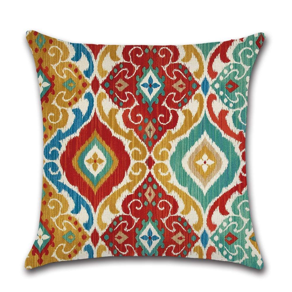4Pack Cushion Covers 18x18 in Throw Pillow Covers Linen Fabric Throw Pillows for Couch, Decorative Throw Pillow Cases