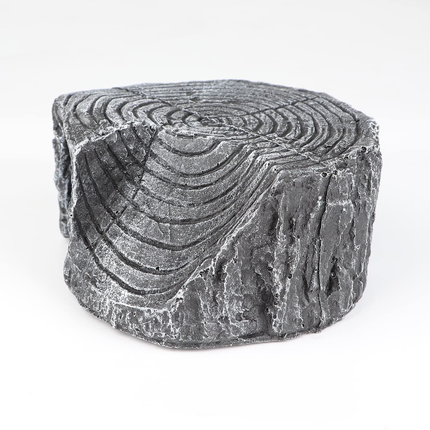 Reptile Hide - Resin Amphibian Hideouts Cave Simulation Tree Stump Habitat for Turtles Bearded Dragon Lizards Snakes