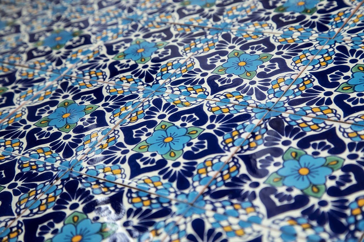 Mexican Ceramic Tiles decorative mexican mosaic tiles for bathroom, kitchen, shower, stairs, living room, kitchen backsplash
