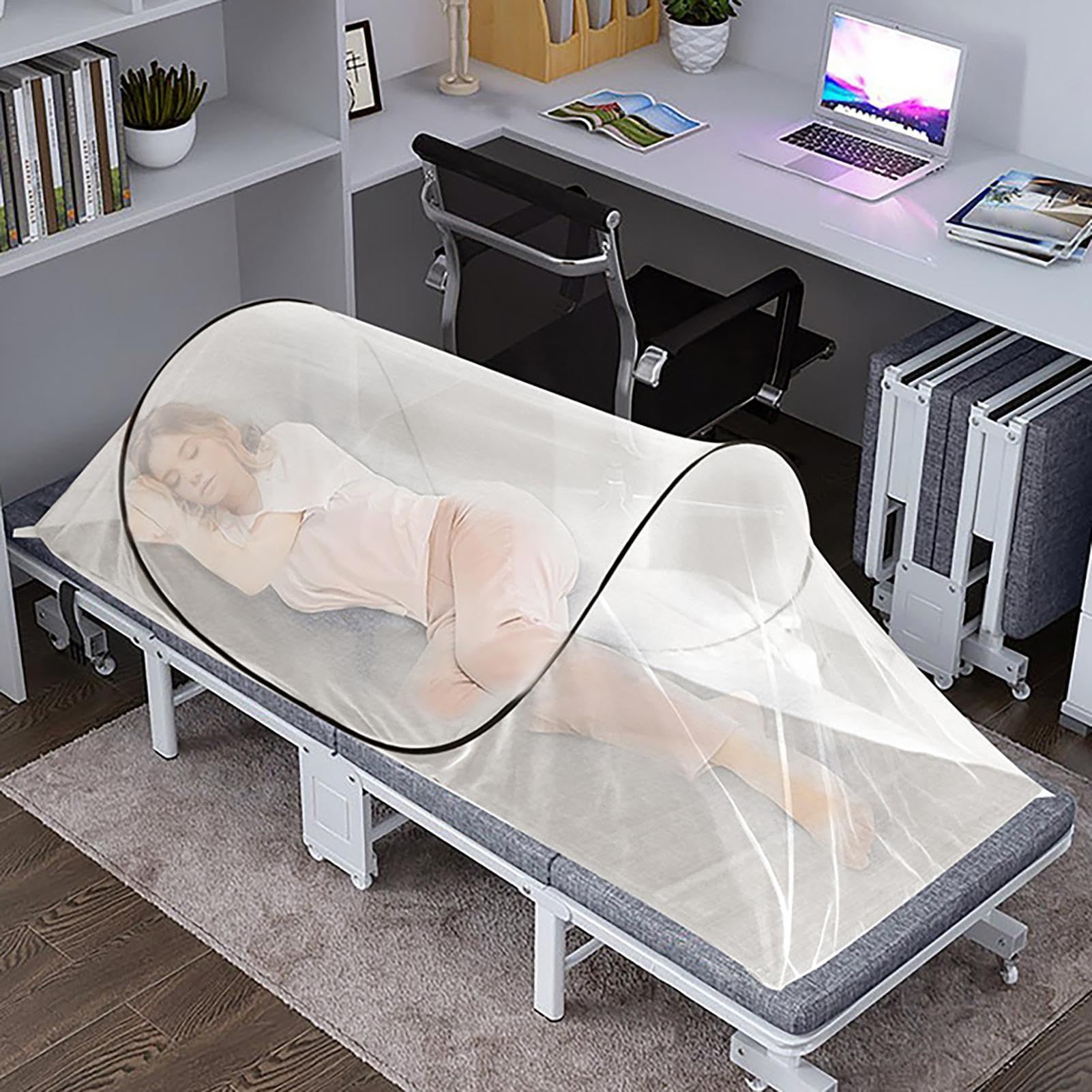 Adjustable Mosquito Nets, Anti Mosquito Bed Canopy, Portable Pop Up Mosquito Bed Net, Foldable Travel Mosquito