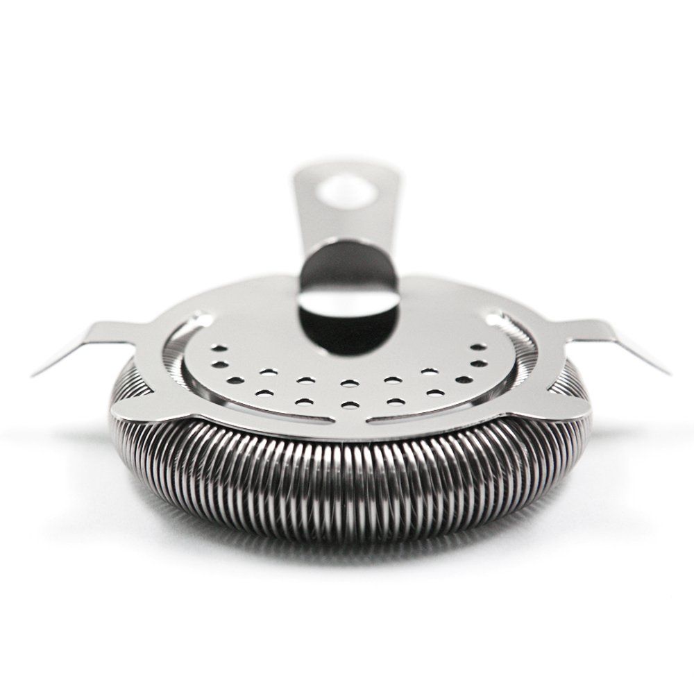 Cocktail Strainer Stainless Steel Bar Strainer Professional 4 Prong Strainer with 100 Wire Spring SAFE MATERIAL