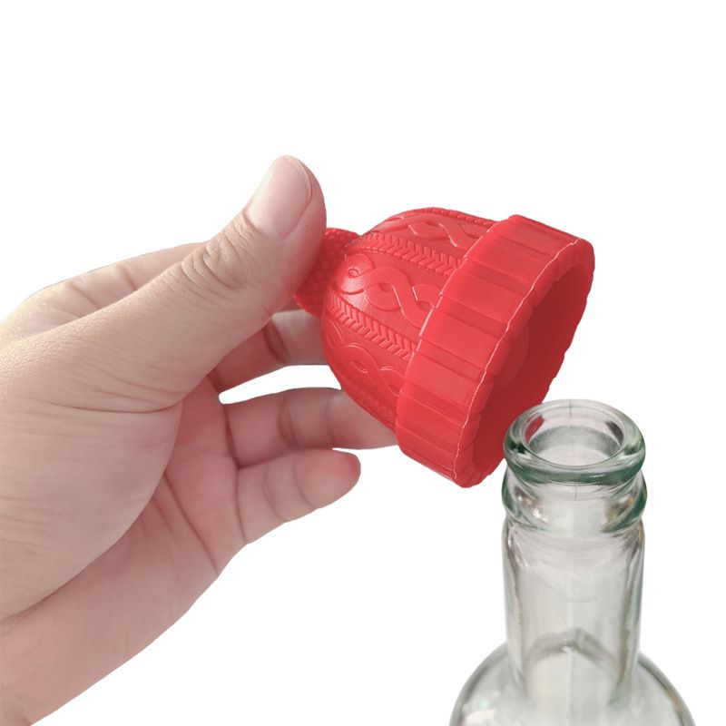 Silicone red wine cork Little Red Riding Hood Cork cartoon cute wine bottle downhill Cork （3pcs） silicone Cork for red wine