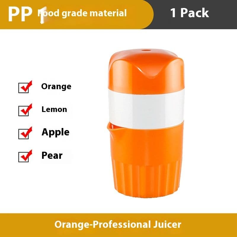 Manual Citrus Juicer Portable Easy to Use Mini Juicer for Lemon Orange Durable Plastic