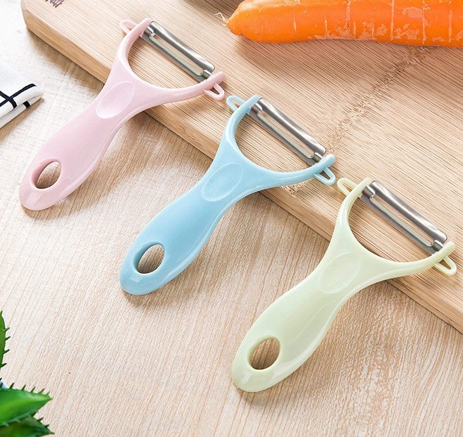 Potato Peelers 3 Pack, Fruit Peelers Potato Peeler, Cucumber, Apple Peelers for kitchen Original Vegetable Peeler-Set of 3