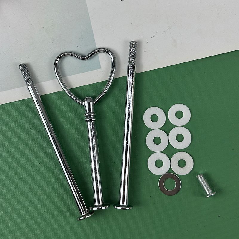 1 Set Cake Tray Stand Handle Cupcake Dessert Plate Hardware Fitting Holder Rod Stand Handle for Cake Stand Wedding Party