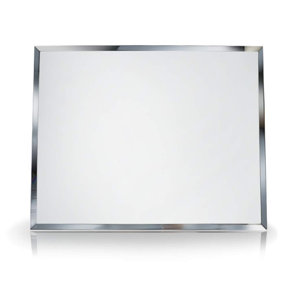 11.7x15.8 inch Small Rectangle Mirror for Bathroom Frameless Vanity Wall Mount Mirror for Home Decor