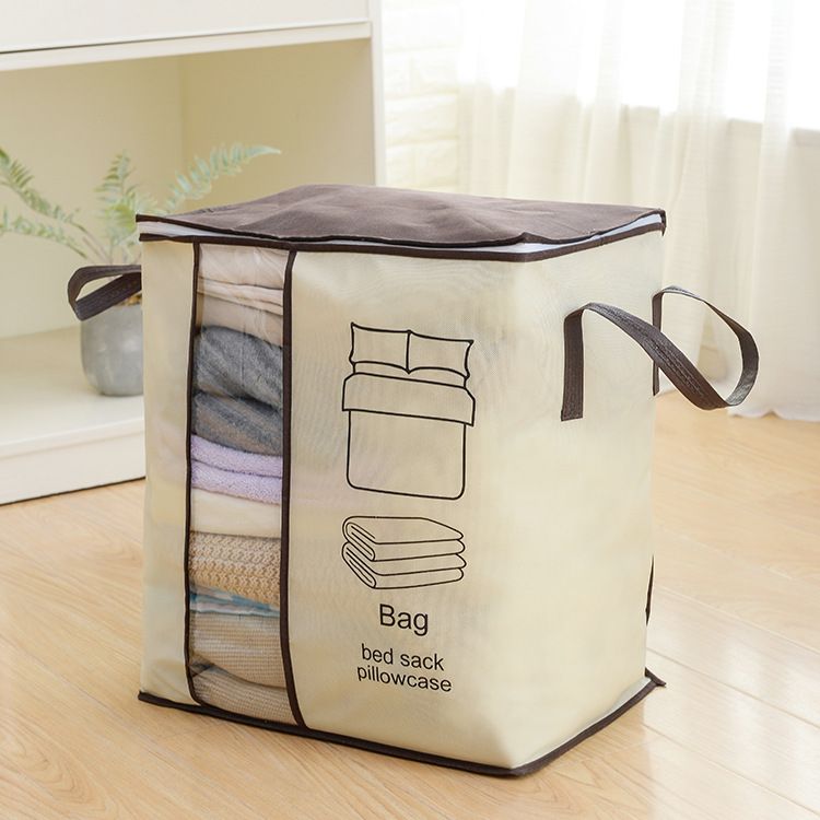 Large storage bag, comfortable storage bag, clothing storage bag, clothing storage bag, blanket bag, space saving bag