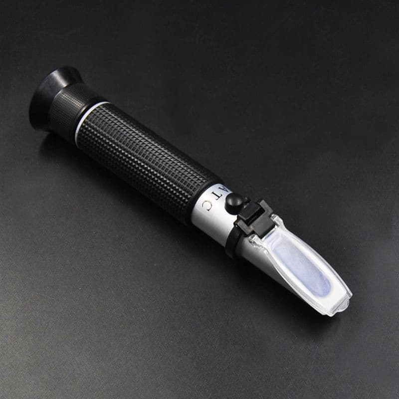 Hand-held Alcohol Refractometer, 0~80% Alcohol Content Measurement Tool Tester for Spirits Distilled Ethanol with Water Like Whiskey