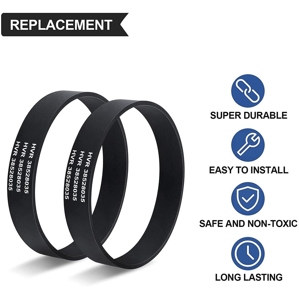 38528035 38528-035 Vacuum Belts Compatible with Vacuum Cleaner,Replacement Belt Parts for Self Propelled Windtunnel Upright Vacuum Cleaner (2 )