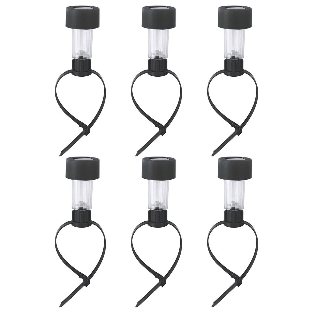 Solar LED Pool Light for Above Ground Pool Fence Decor - 6 Pack Solar Powered Pool Lights for Night Swimming, Backyard Party, Trampoline, Garden Decoration - Energy Saving Automatic Pool Accessories