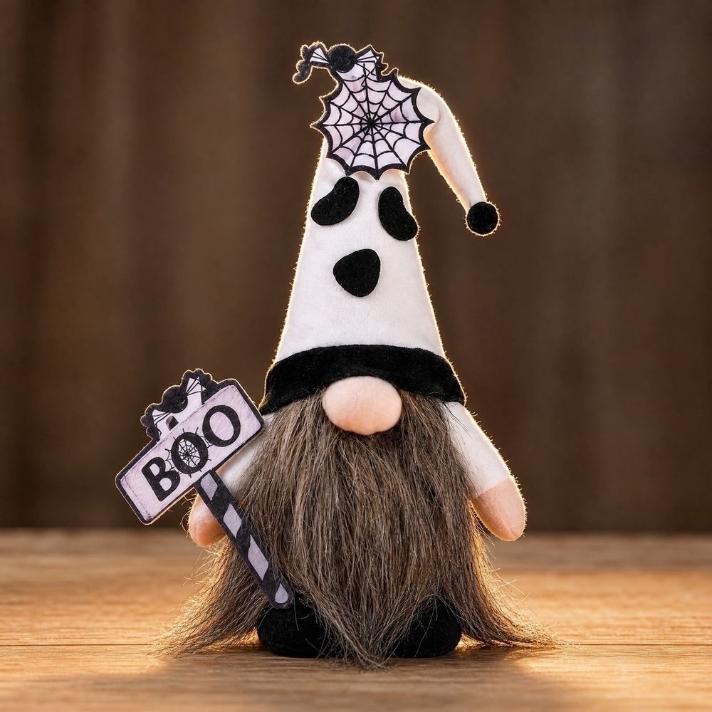 Halloween Gnome Figurines Faceless Doll Ornament Set for Party Decor | Fabric Dwarf Decorations for Home Shelf Mantel Tabletop | Reusable Holiday Decor for Indoor Halloween Party Haunted Houses