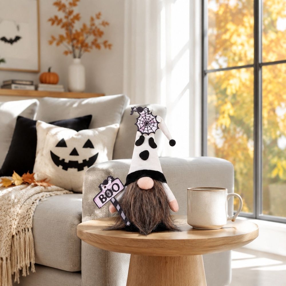 Halloween Gnome Figurines Faceless Doll Ornament Set for Party Decor | Fabric Dwarf Decorations for Home Shelf Mantel Tabletop | Reusable Holiday Decor for Indoor Halloween Party Haunted Houses