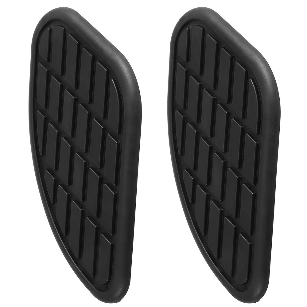 1Pcs Retro Style Black Motorcycle Tank Grips Fuel Tank Pad Protector Decals
