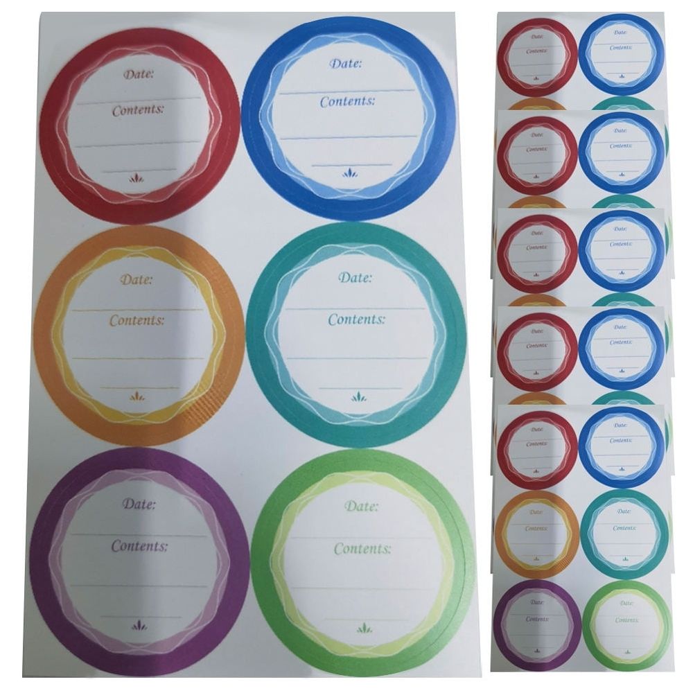 60Pcs Multipurpose Label Stickers Portable for Bottles Bags and Boxes
