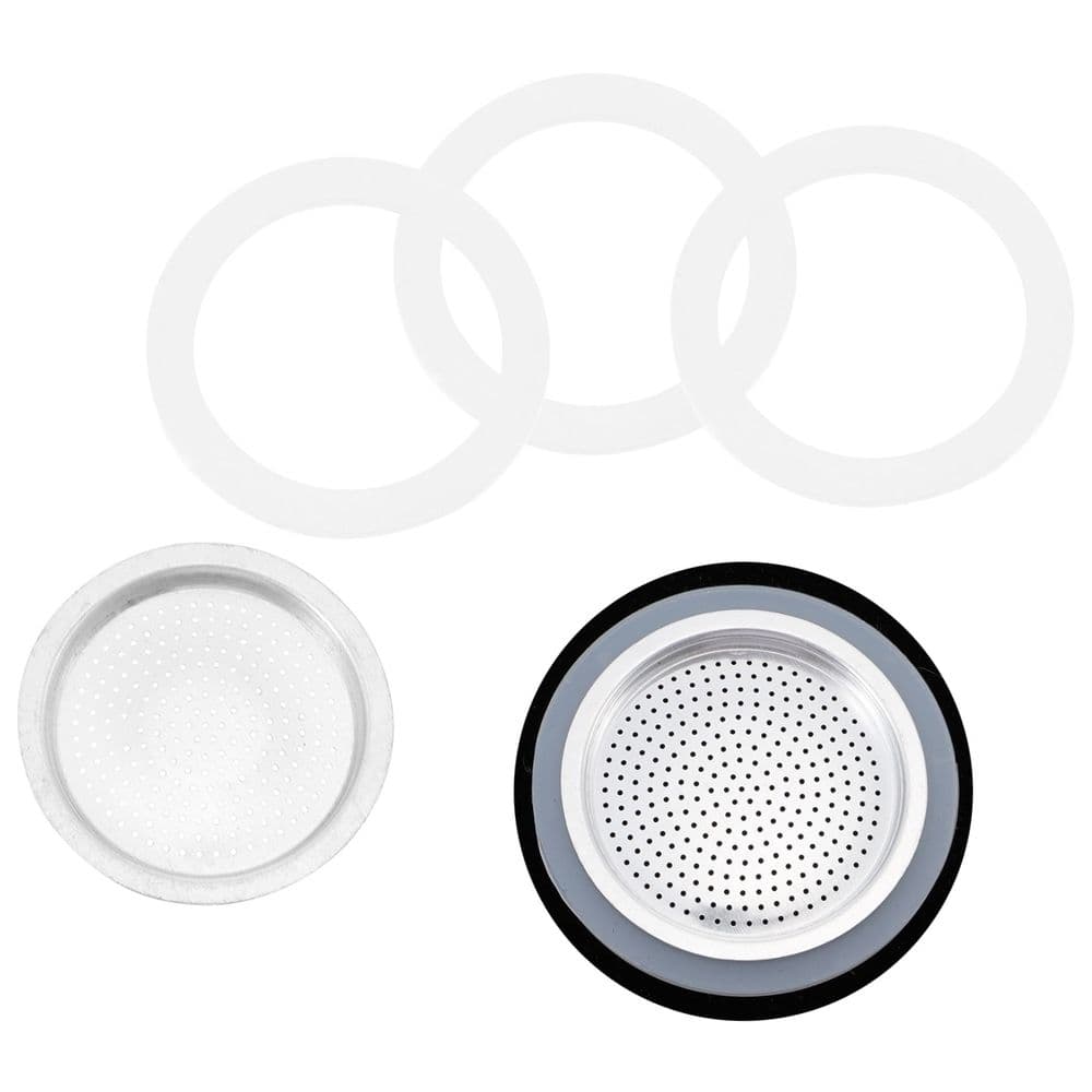 Coffee Maker Accessories Silicone Rings 8 Piece White