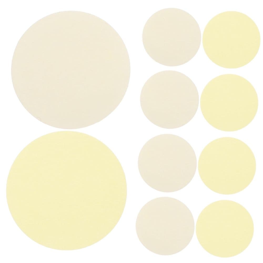 Double Sided Round Pad Tape Transparent Acrylic Easy to Use for Home 24Pcs