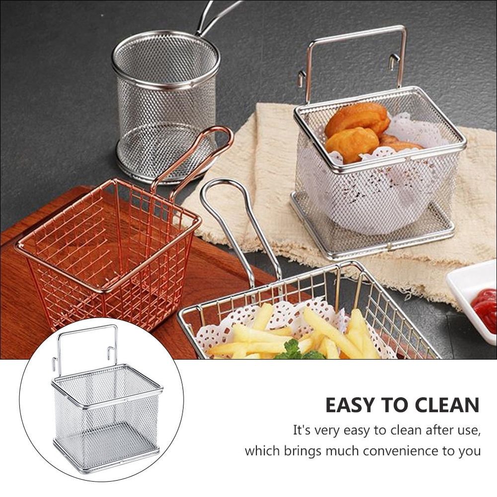 Hot Pot Hanging Basket Stainless Steel Assorted Color for Restaurant Use
