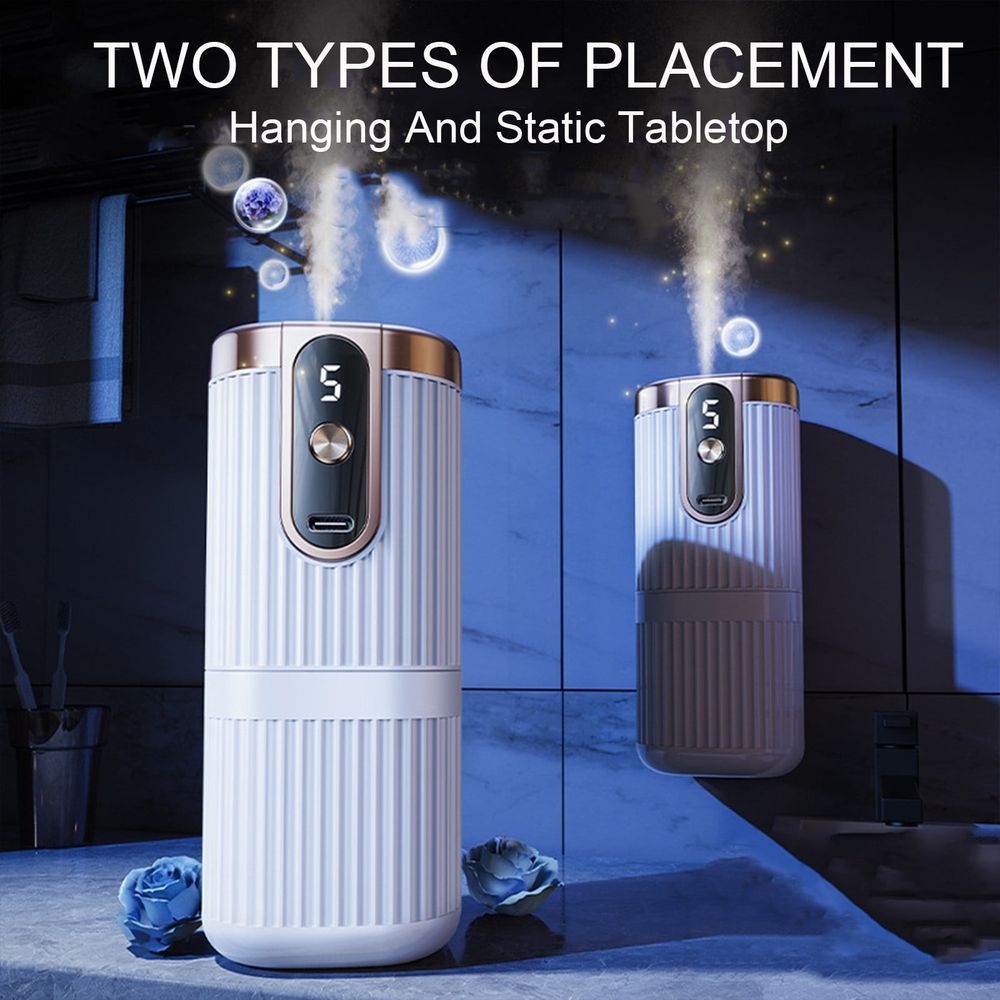 Waterless Diffuser for Essential Oil, Portable Aromatherapy Diffuser, Mini Scent Air Machine Portable Diffuser for Home Car Office