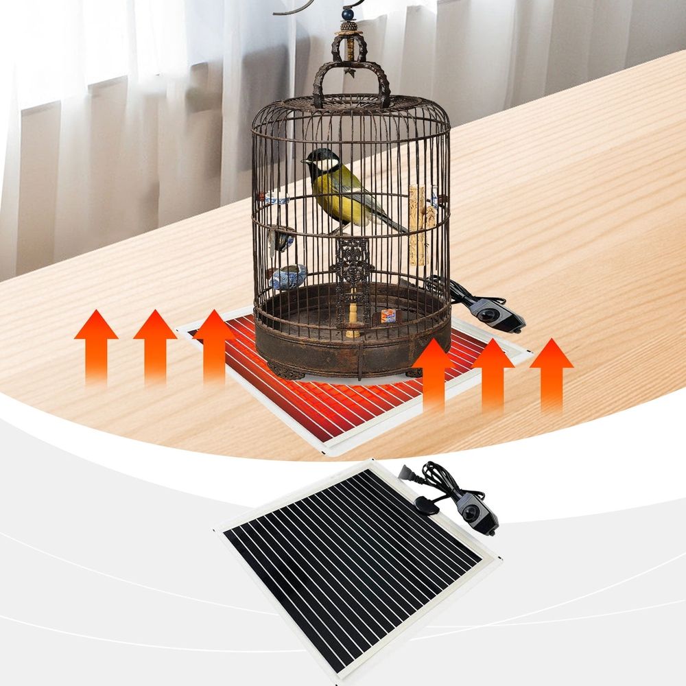 Reptile Heating Pad, Waterproof Reptile Heat Pad Under Tank Terrarium, With Temperature Control, Safety Adjustable Reptile Heat Mat For Turtles, Lizards, Frogs, And Other Reptiles