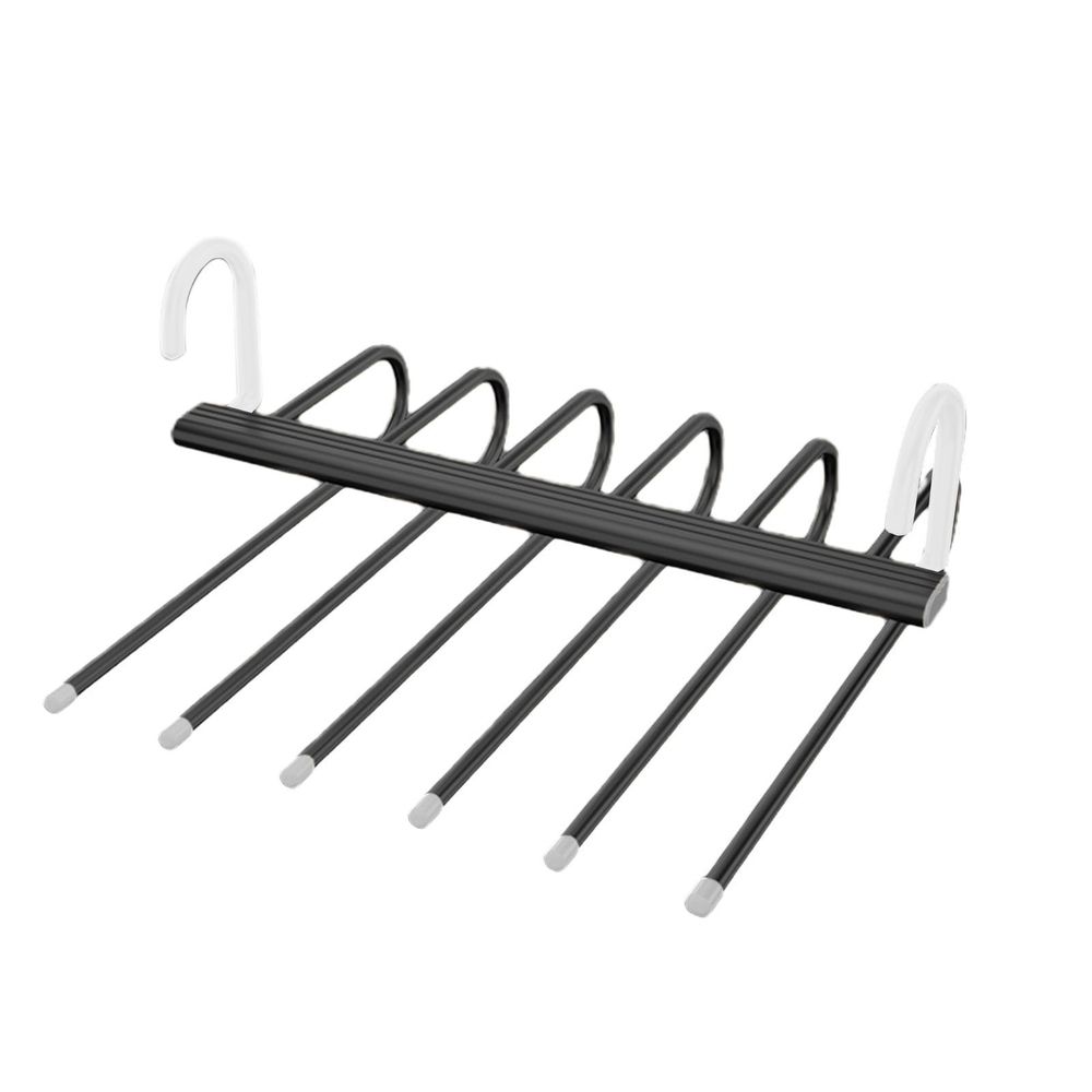 Pants Hangers, Non Slip Space Saving Hangers, Folding Clothes Hangers, Multi-Purpose Organizer For Pants, Scarves, Jeans