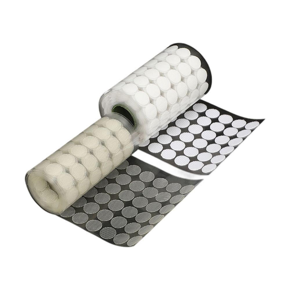 Self Adhesive Dots, Self Adhesive Dots for Classroom Nylon Sticky Back Hook Loop Strips, for Wall Wood Plastic Christmas Supplies