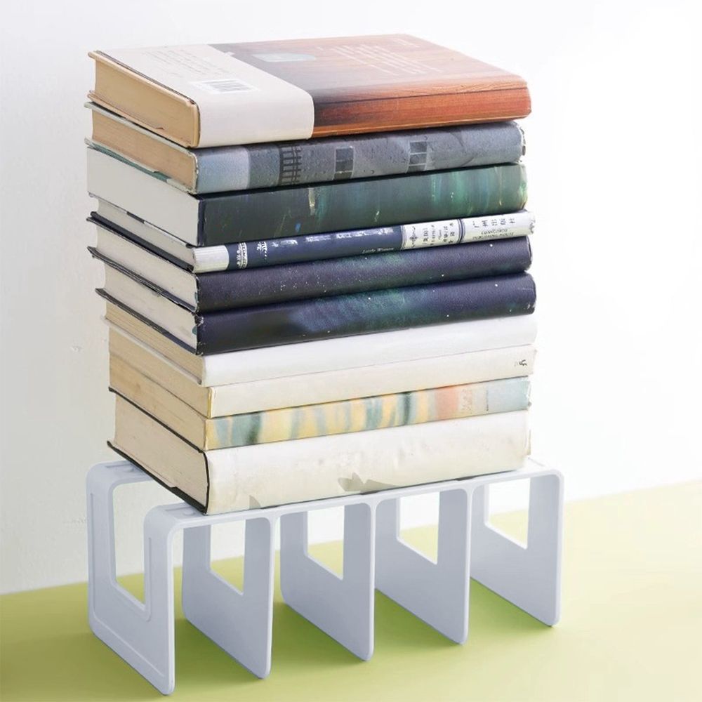 File Organizer For Desk, Desktop Document/Mail Organizer, Book Holder, Files Folder Holder Rack For Envelopes Mail Letter Paper Notebook Electronics