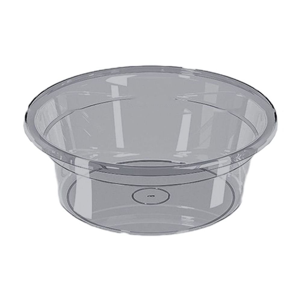 Plastic Clear Washbasin, Transparent Foot Washing Basin, Plastic Round Bedside Laundry Soaking Tub, Portable Laundry Washbasin for Washing Cleaning Foot Bath